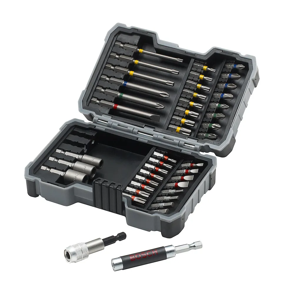 Kit de pontas e soquetes Bosch Extra Hard com 43 peças