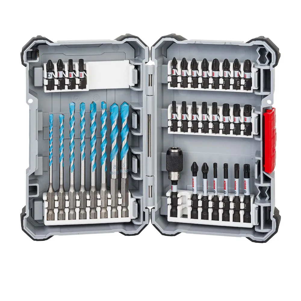 Kit pontas/brocas Bosch MultiConstruction Impact Control 35pçs
