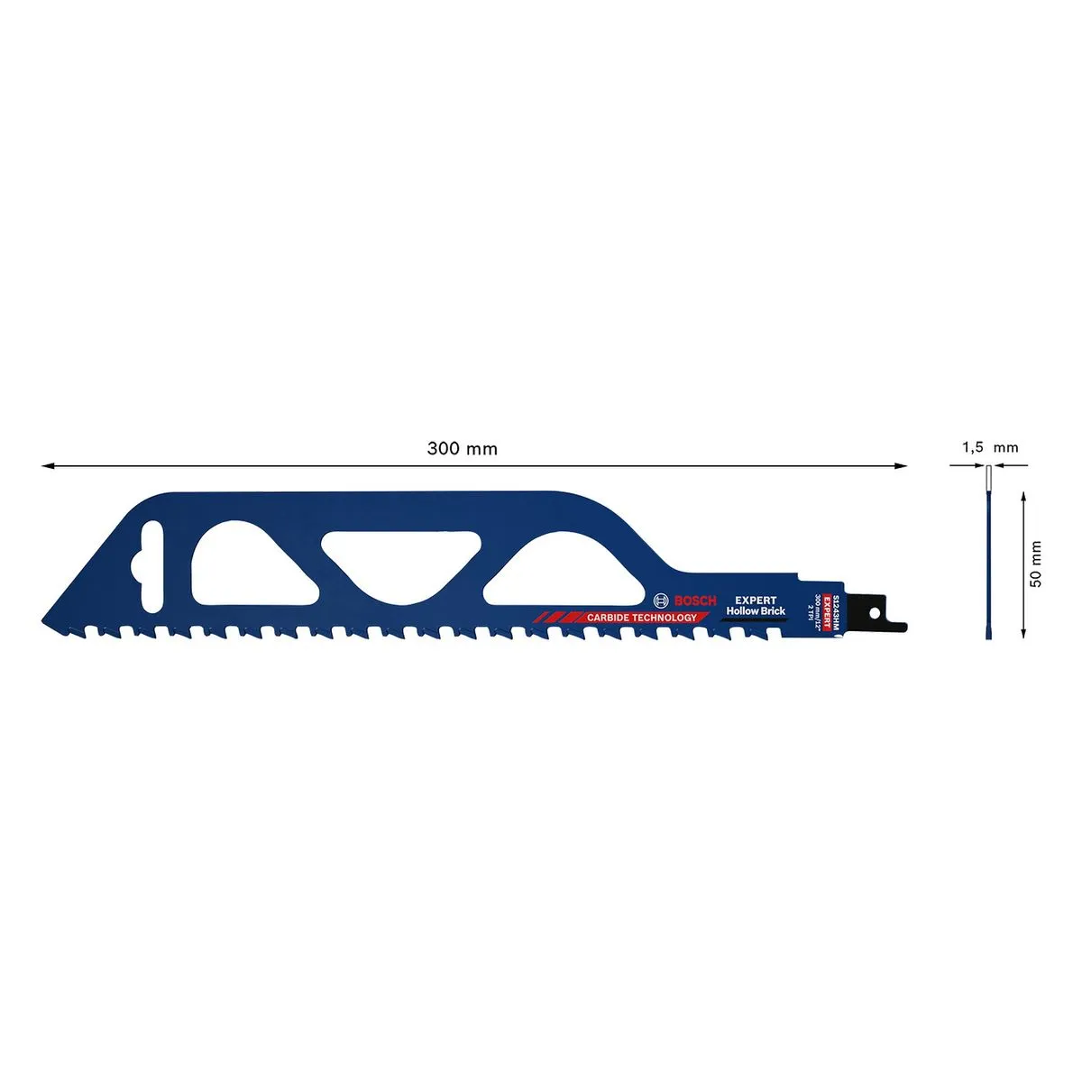 Lâmina de serra sabre Bosch EXPERT Hollow Brick S1243HM