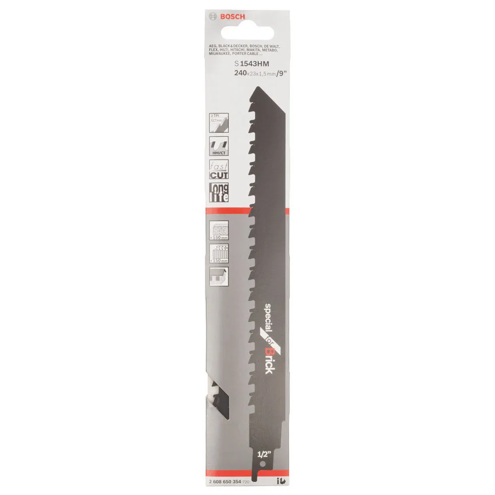 Lâmina de serra sabre Bosch Special for Brick S1543HM