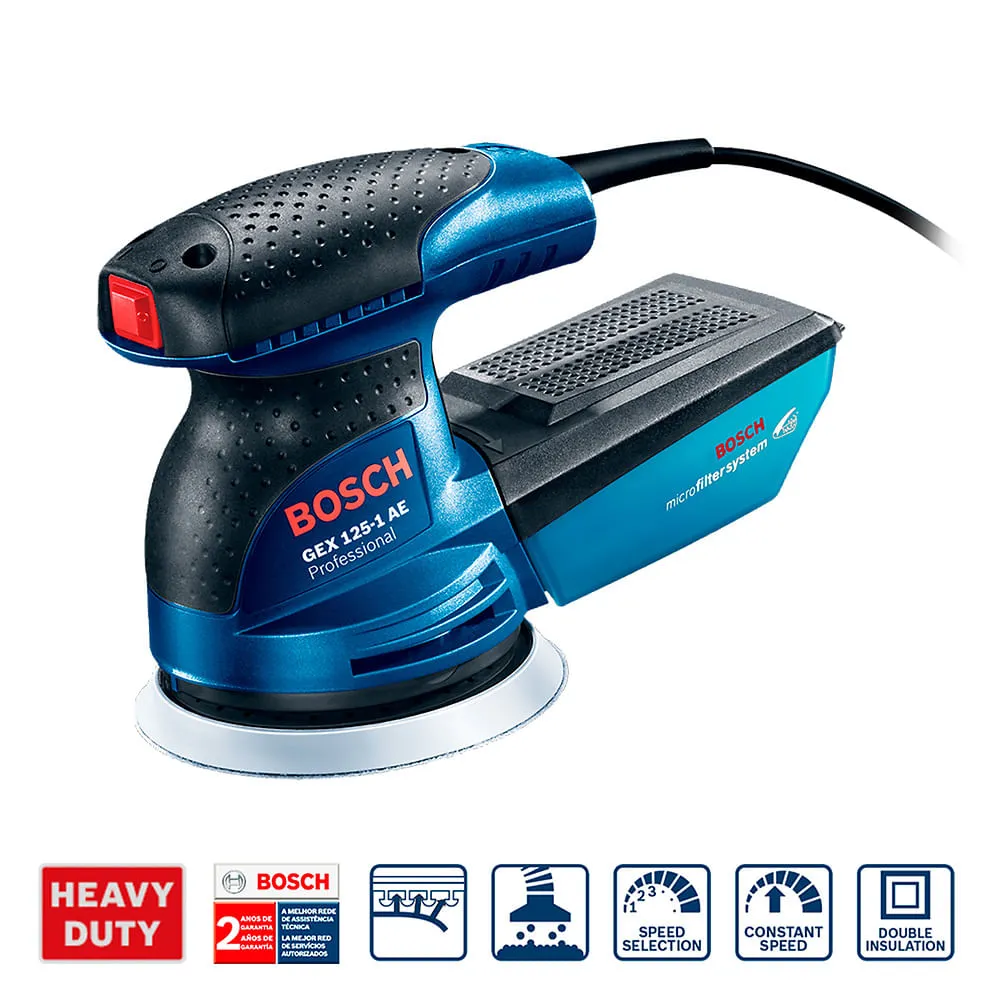 Lixadeira Orbital Bosch GEX 125-1 AE 250W