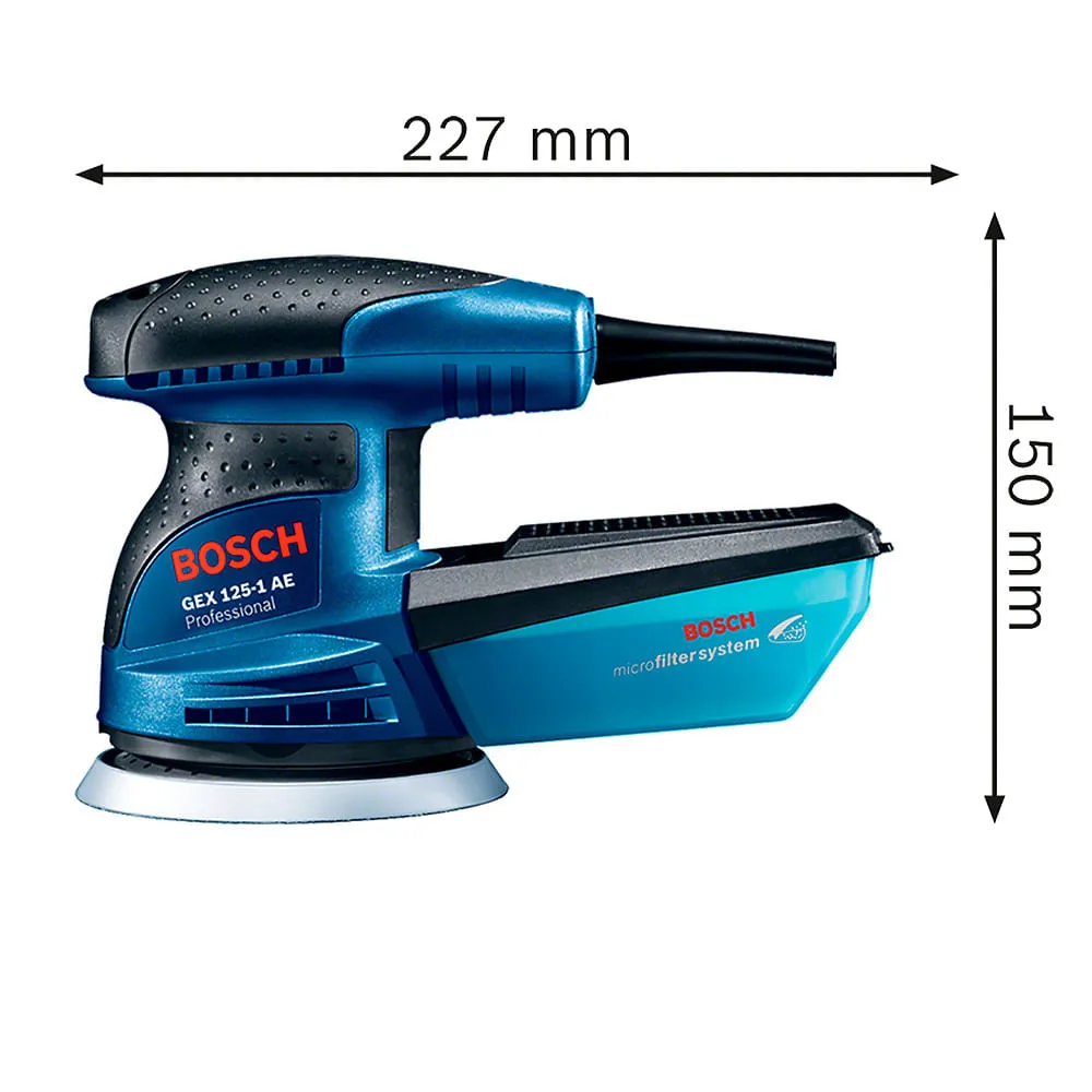Lixadeira Orbital Bosch GEX 125-1 AE 250W