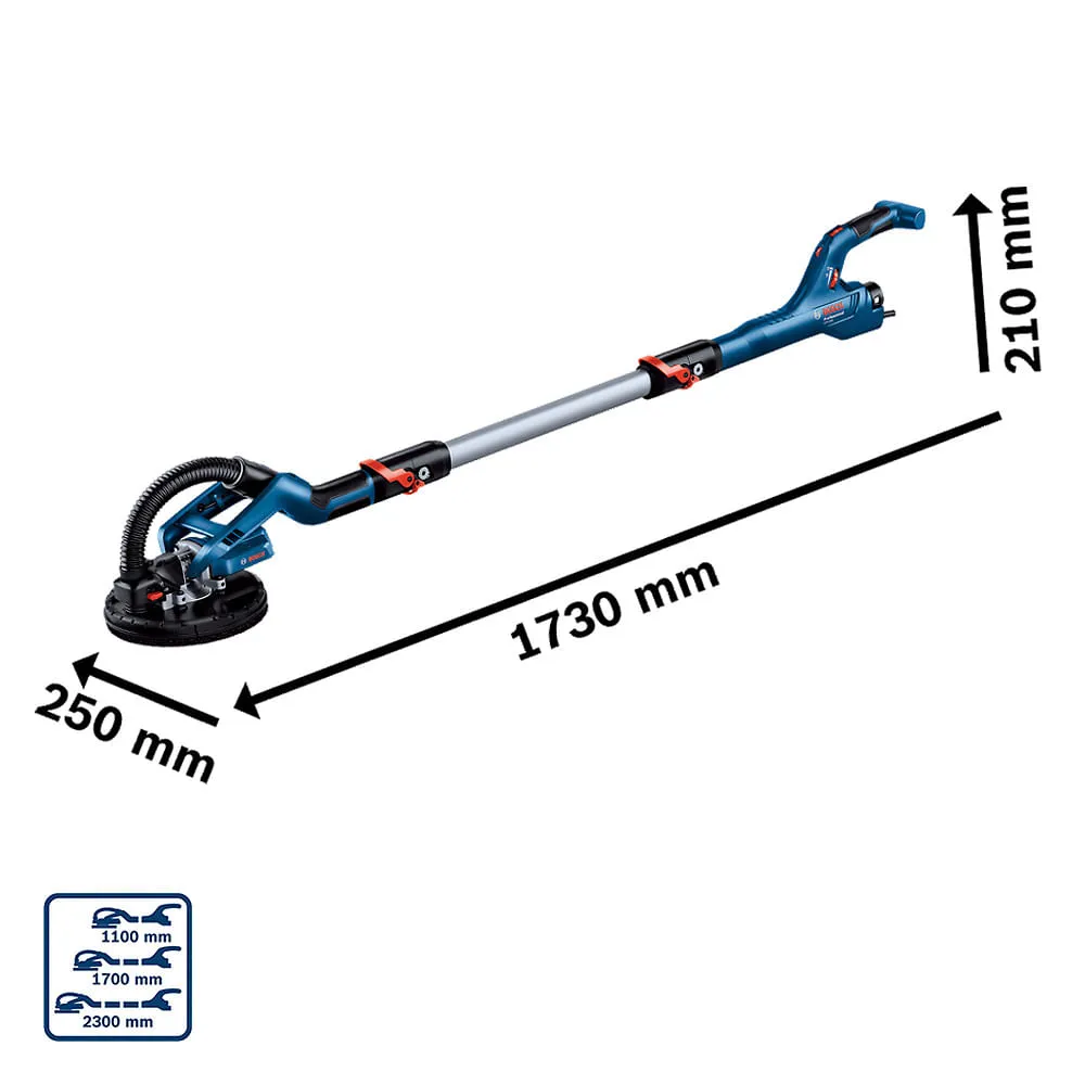 Lixadeira de parede GTR 550 Bosch, 550W, em maleta