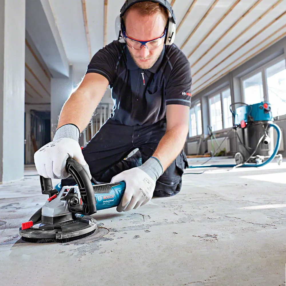 Lixadeira para concreto Bosch GBR 15 CA 1500W 220V em maleta