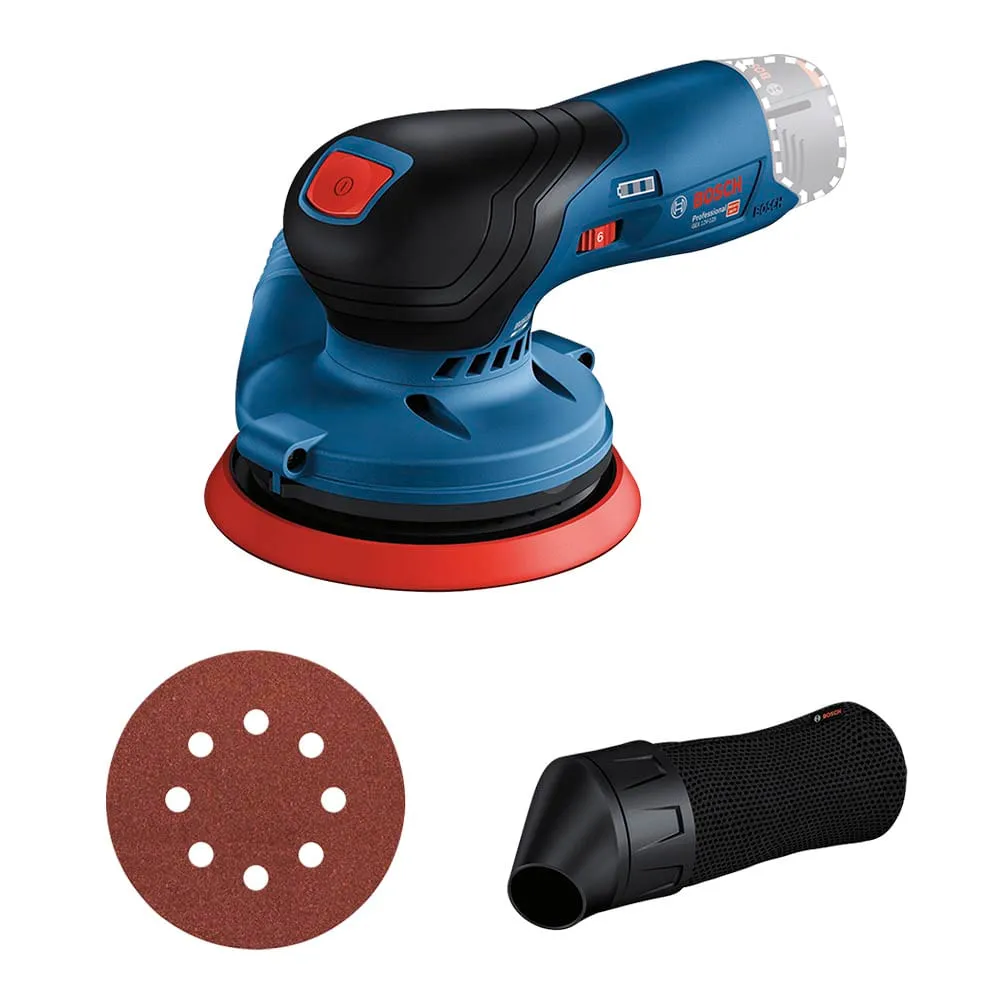Lixadeira roto orbital Bosch GEX 12V-125 Brushless Sem bateria