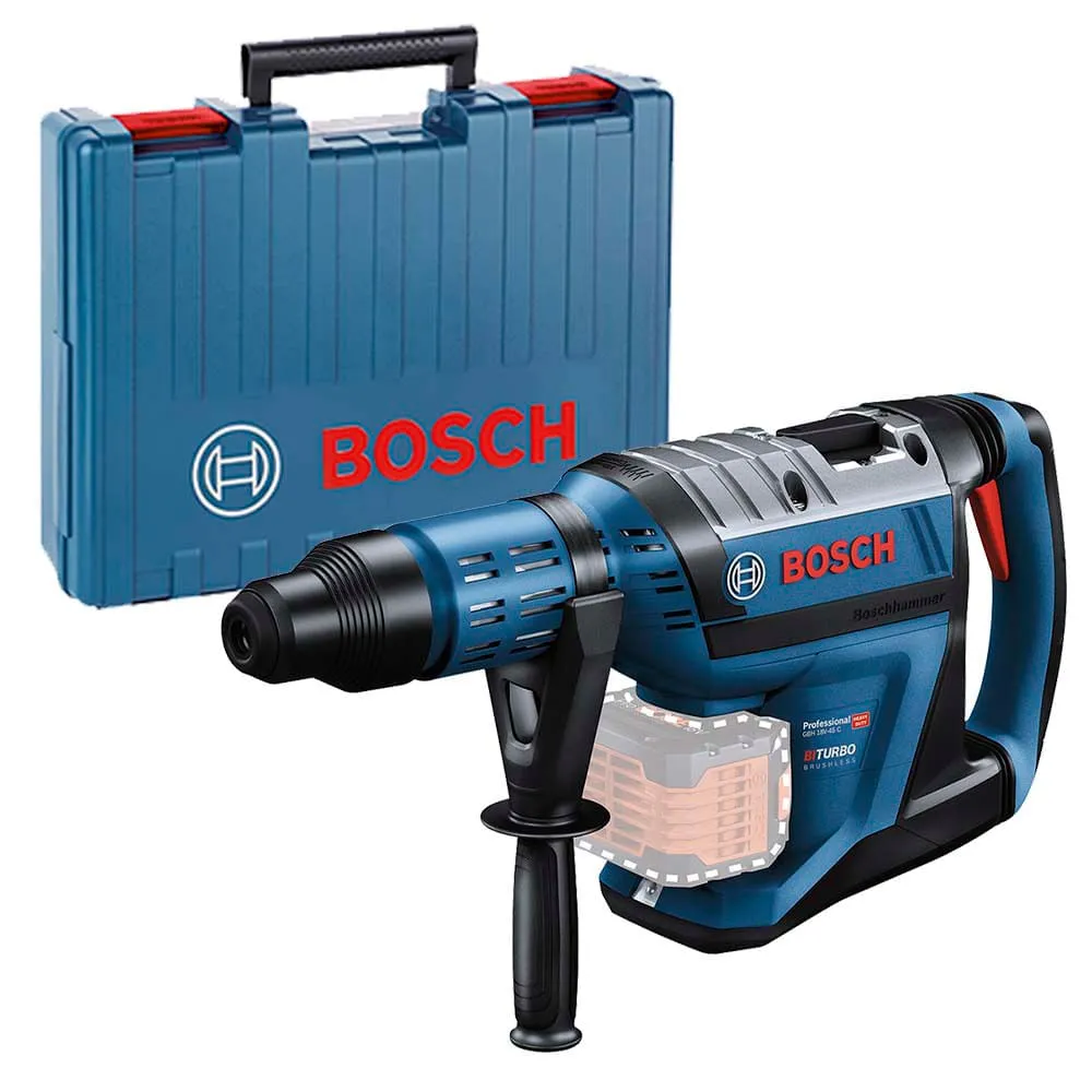 Martelete Bosch GBH 18V-45 C BITURBO Brushless em maleta Sem bateria