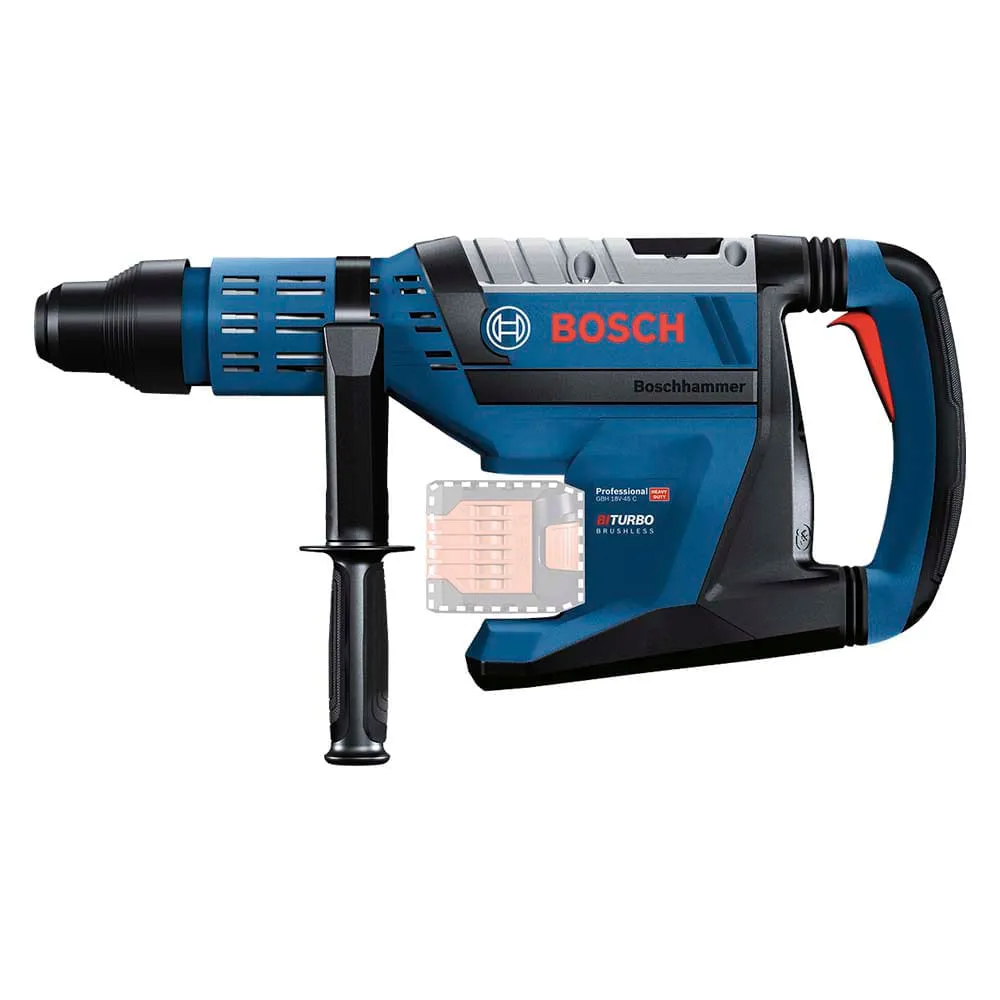 Martelete Bosch GBH 18V-45 C BITURBO Brushless em maleta Sem bateria