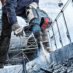 Martelete Bosch GBH 18V-45 C BITURBO Brushless em maleta Sem bateria