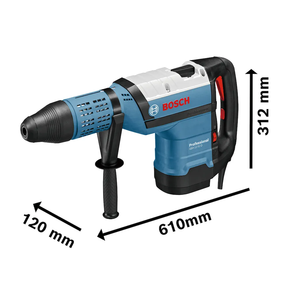 Martelete demolidor Bosch GBH 12-52 D 220V 1700W em maleta