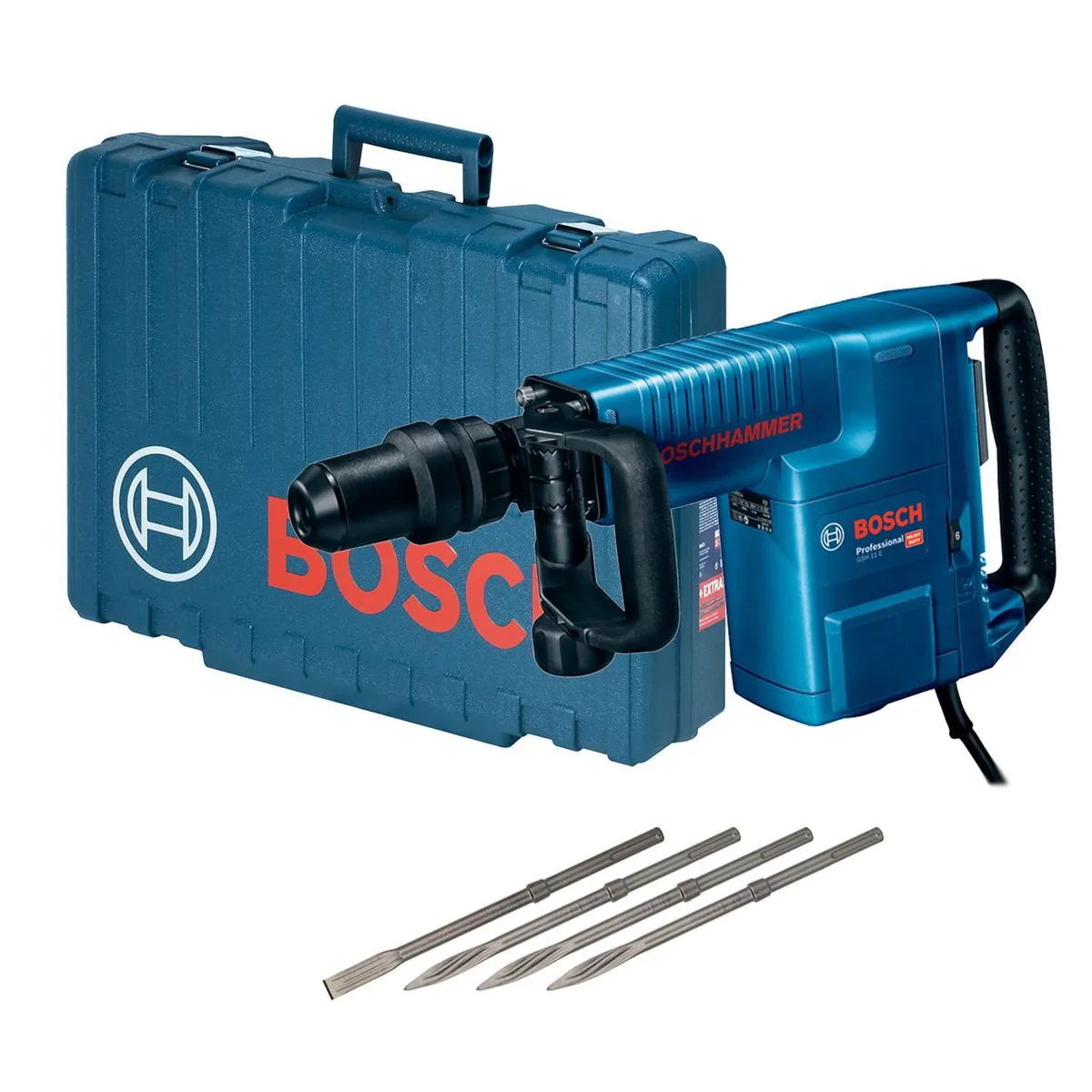 Martelete demolidor Bosch GSH 11 E, 1500W, 220V, em maleta