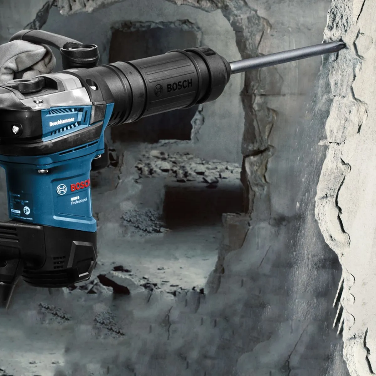 Martelete demolidor Bosch GSH 5, 1100W em maleta