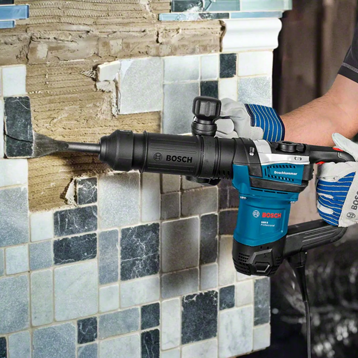 Martelete demolidor Bosch GSH 5, 1100W em maleta