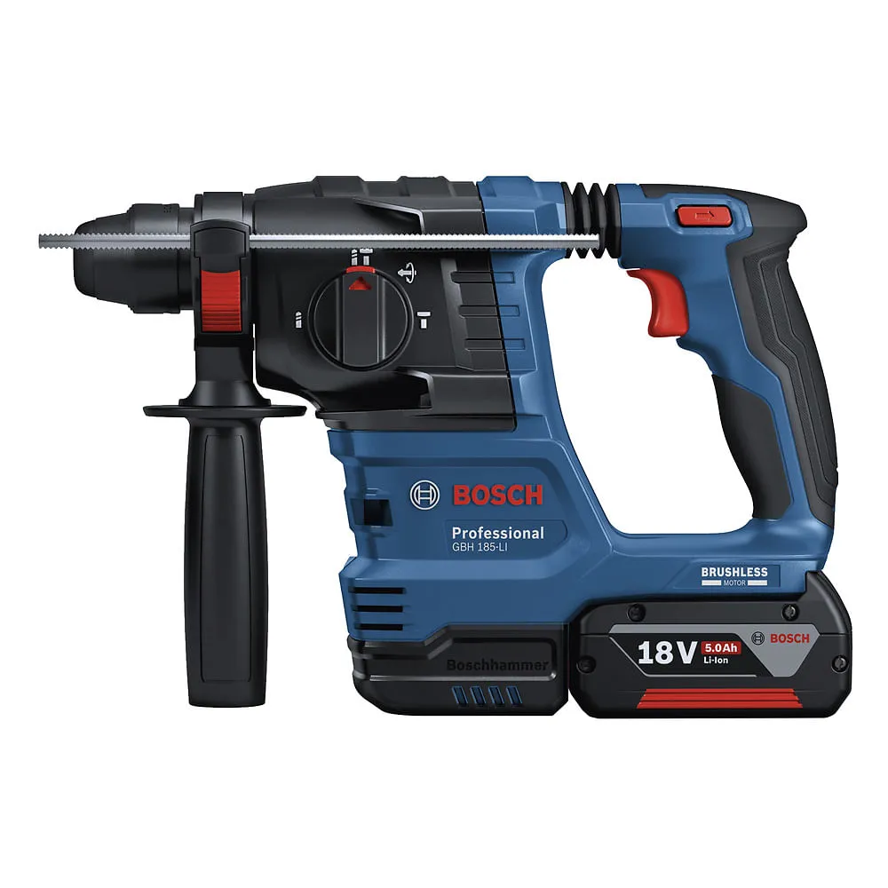 Martelete rompedor Bosch GBH 185-LI 18V 2 baterias em maleta