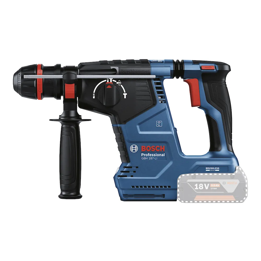 Martelete rompedor Bosch GBH 187-LI 18V Brushless Sem bateria