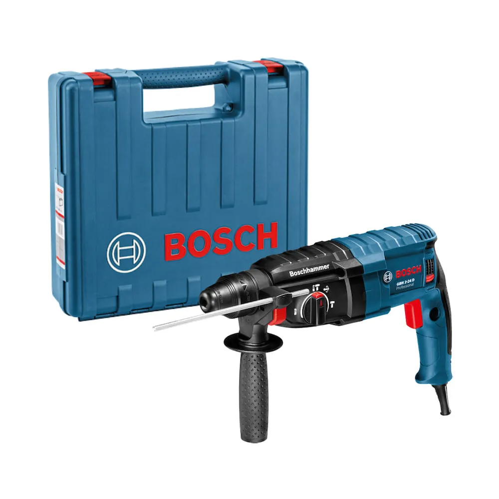 Martelete rompedor Bosch GBH 2-24D 820W em maleta