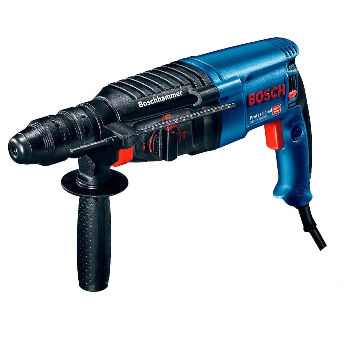 Martelete rompedor Bosch GBH 2-26 DRE, 800W em maleta
