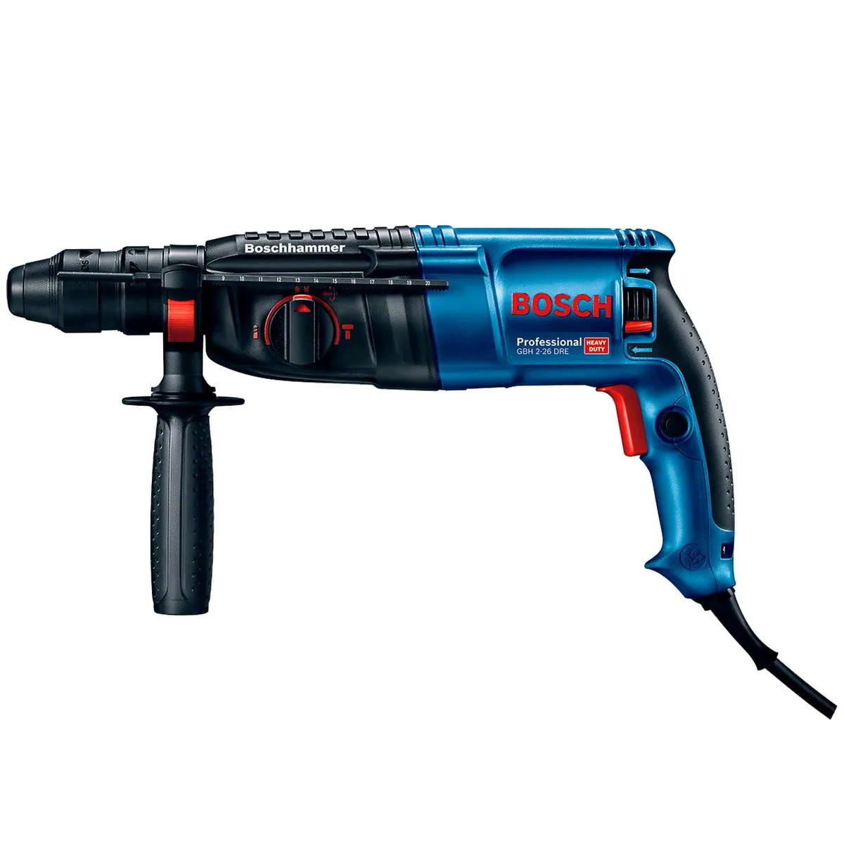 Martelete rompedor Bosch GBH 2-26 DRE, 800W em maleta