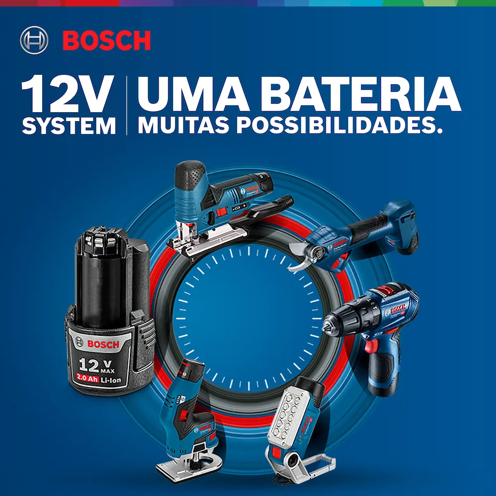 Multicortadora Bosch GWS 12V-76 Brushless Sem bateria