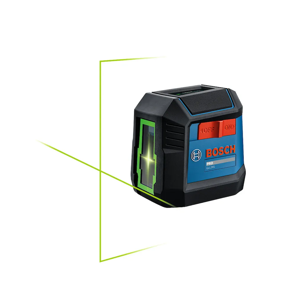 Nível Laser de linhas verdes Bosch GLL2XG LI + BT120