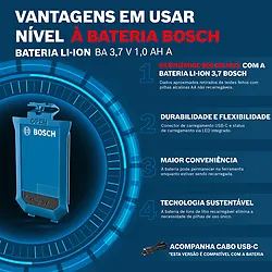 Nível a Laser Bosch GLL 12-22 de 12 m com suporte giratório