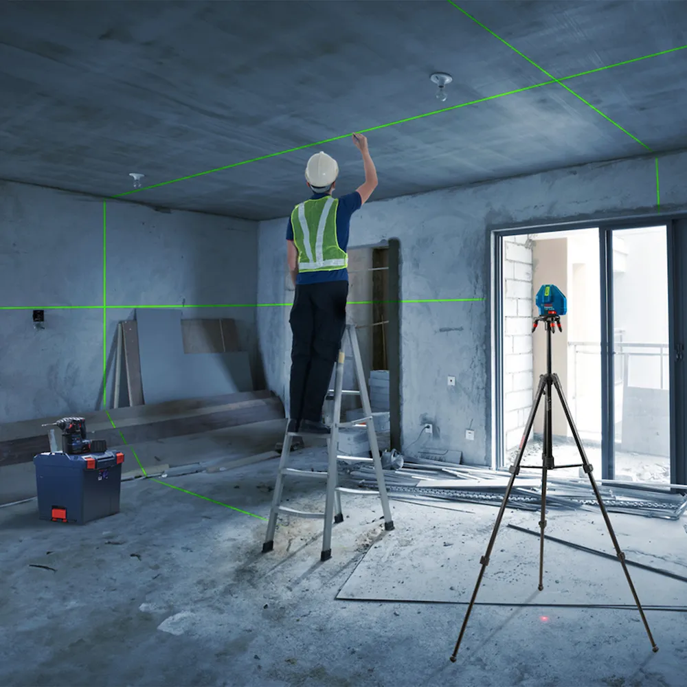 Nível a Laser de Linhas Verdes Bosch GLL 50-15 XG com tripé
