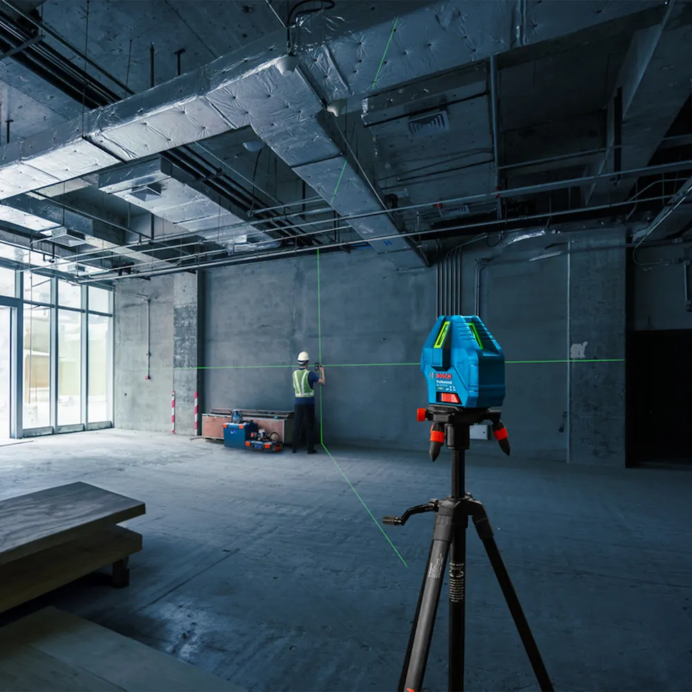 Nível a Laser de Linhas Verdes Bosch GLL 50-15 XG com tripé