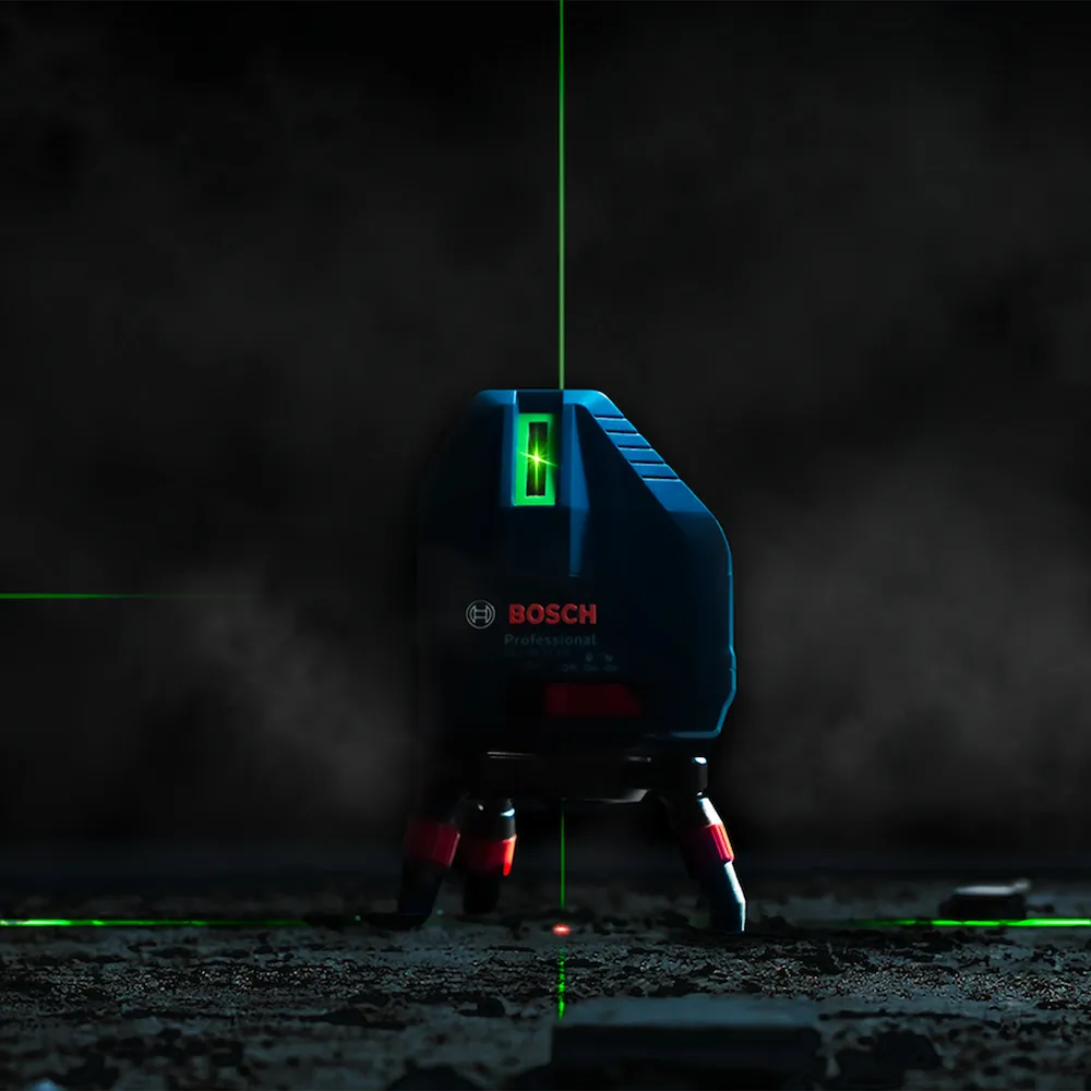 Nível a Laser de Linhas Verdes Bosch GLL 50-15 XG com tripé