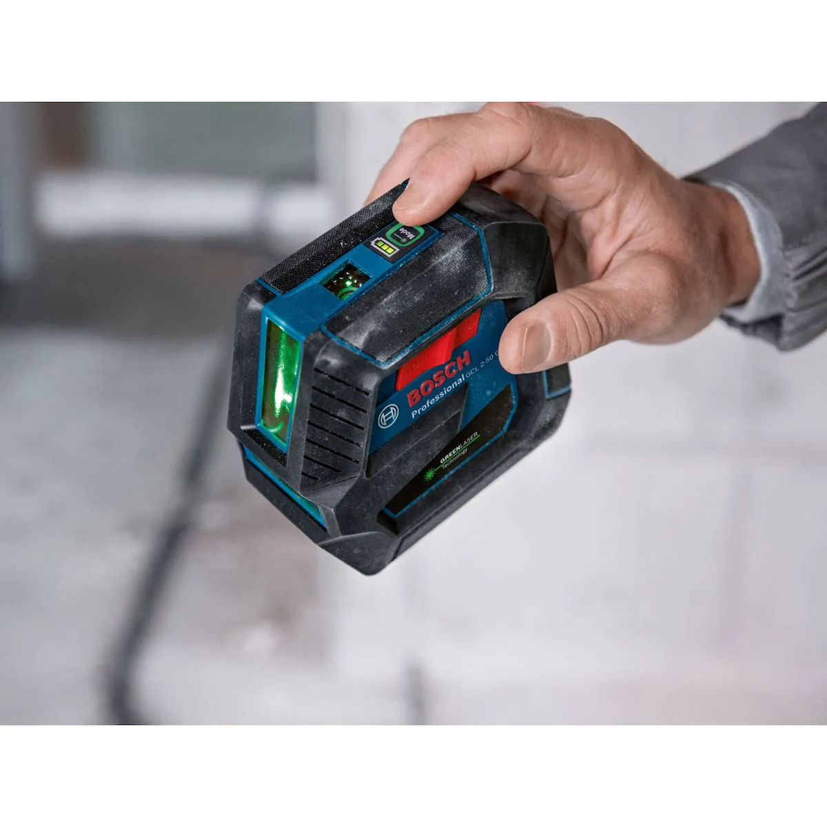 Nível a laser Bosch GCL 2-50 G 50 metros com pontos