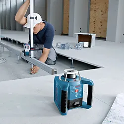 Nível a laser rotativo Bosch GRL 300 HV, 300 m, em maleta