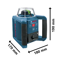 Nível a laser rotativo Bosch GRL 300 HV, 300 m, em maleta