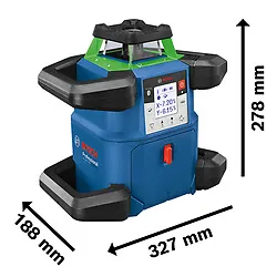 Nível a laser rotativo Bosch GRL 650 CHVG, 650m, em maleta