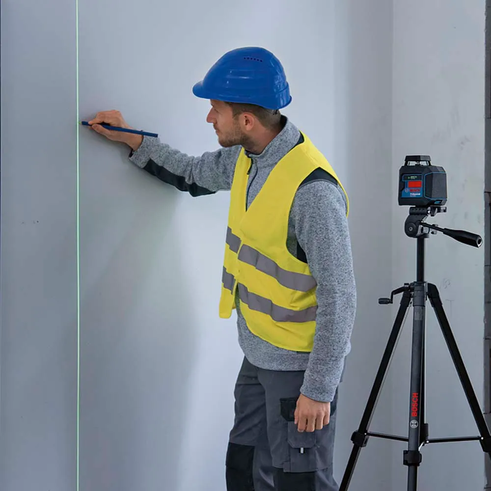 Nível laser verde de linhas cruzadas Bosch GLL 2-20G 10m