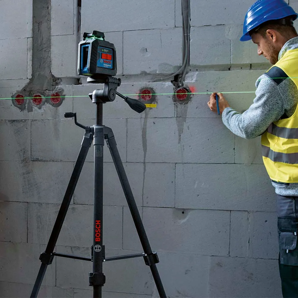 Nível laser verde de linhas cruzadas Bosch GLL 2-20G 10m