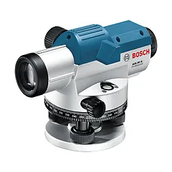 Nível óptico Bosch GOL 26 D, zoom de 26x, em maleta