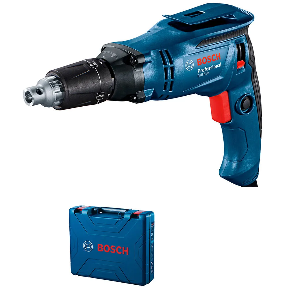 Parafusadeira Drywall Bosch GTB 650 650W 220V em maleta