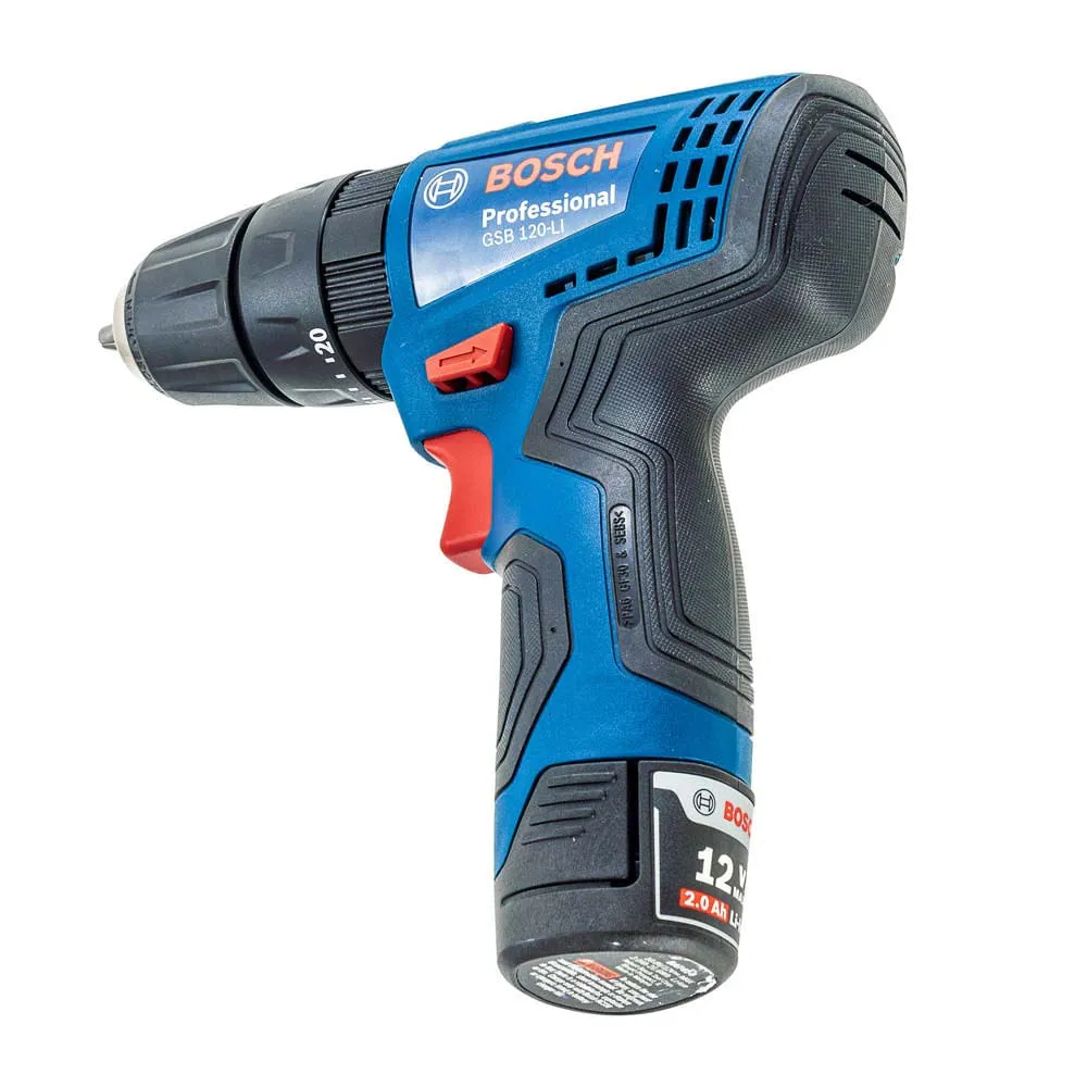 Parafusadeira Furadeira Bosch GSB 120-LI 12V 1 bateria e maleta