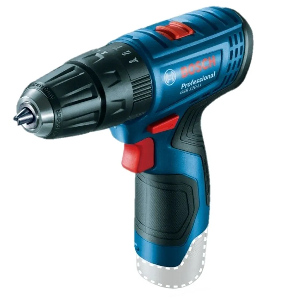 Parafusadeira Furadeira Bosch GSB 120-LI 12V 1 bateria e maleta