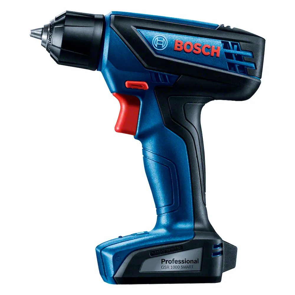 Parafusadeira Furadeira Bosch GSR 1000 Smart 12V bateria e maleta