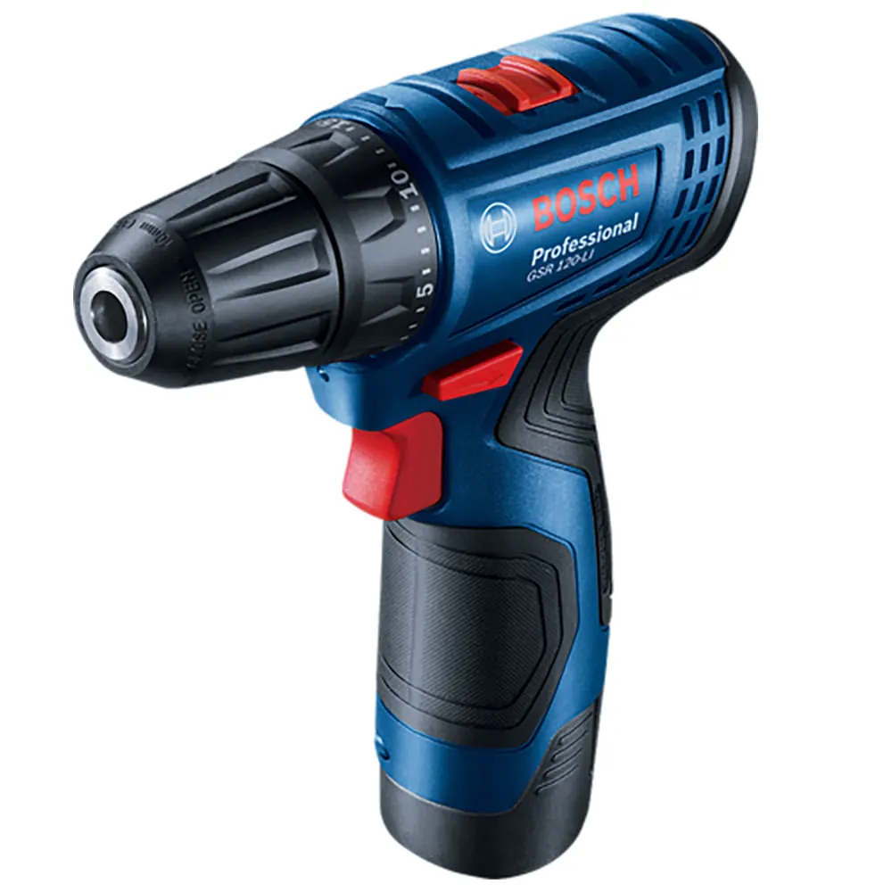 Parafusadeira Furadeira Bosch GSR 120-LI 12V 2 Baterias e maleta