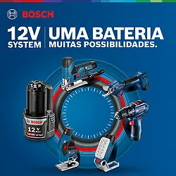 Parafusadeira Furadeira Bosch GSR 120-LI 12V Sem bateria