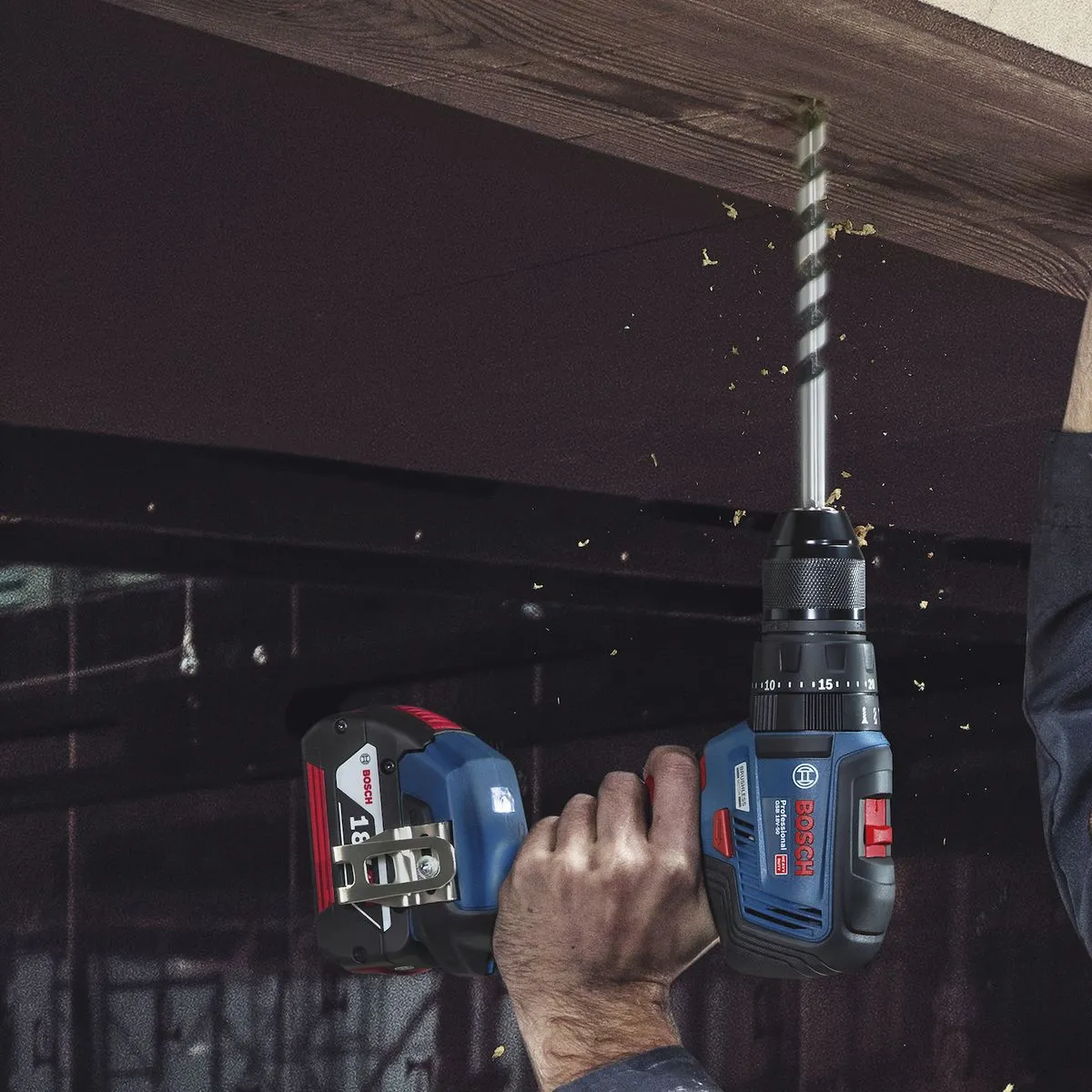 Parafusadeira Furadeira Impacto Bosch GSB 18V-50 2bat + 23AC
