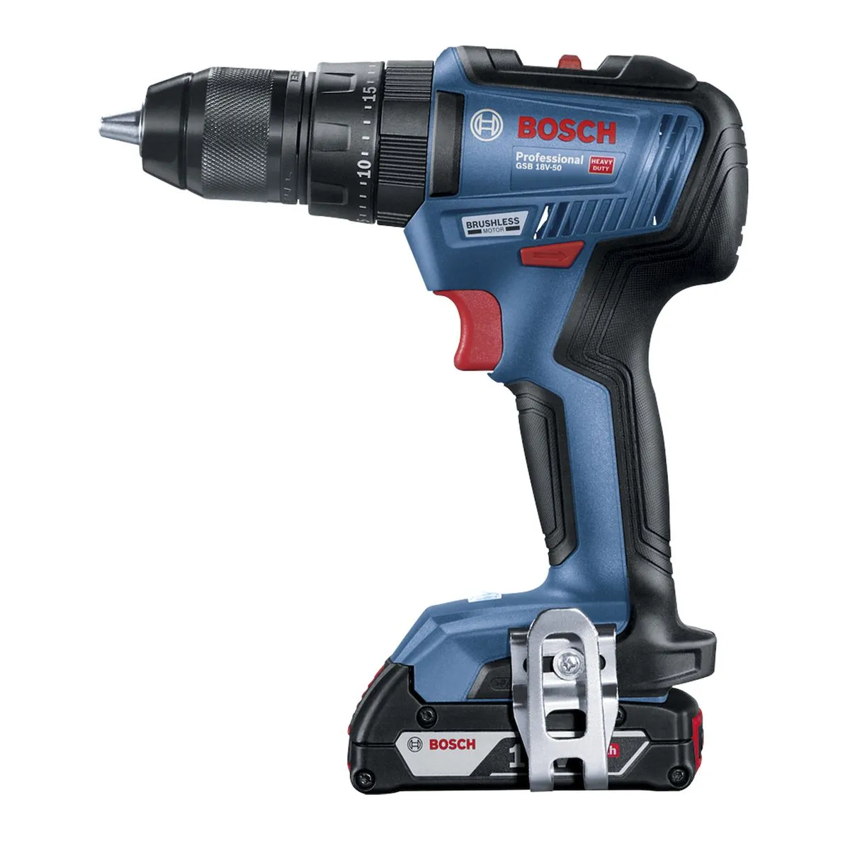Parafusadeira Furadeira Impacto Bosch GSB 18V-50 2bat + 23AC