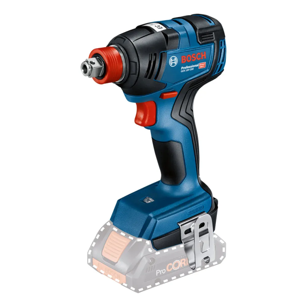 Parafusadeira e chave de impacto Bosch GDX 18V-200 Brushless Sem bateria