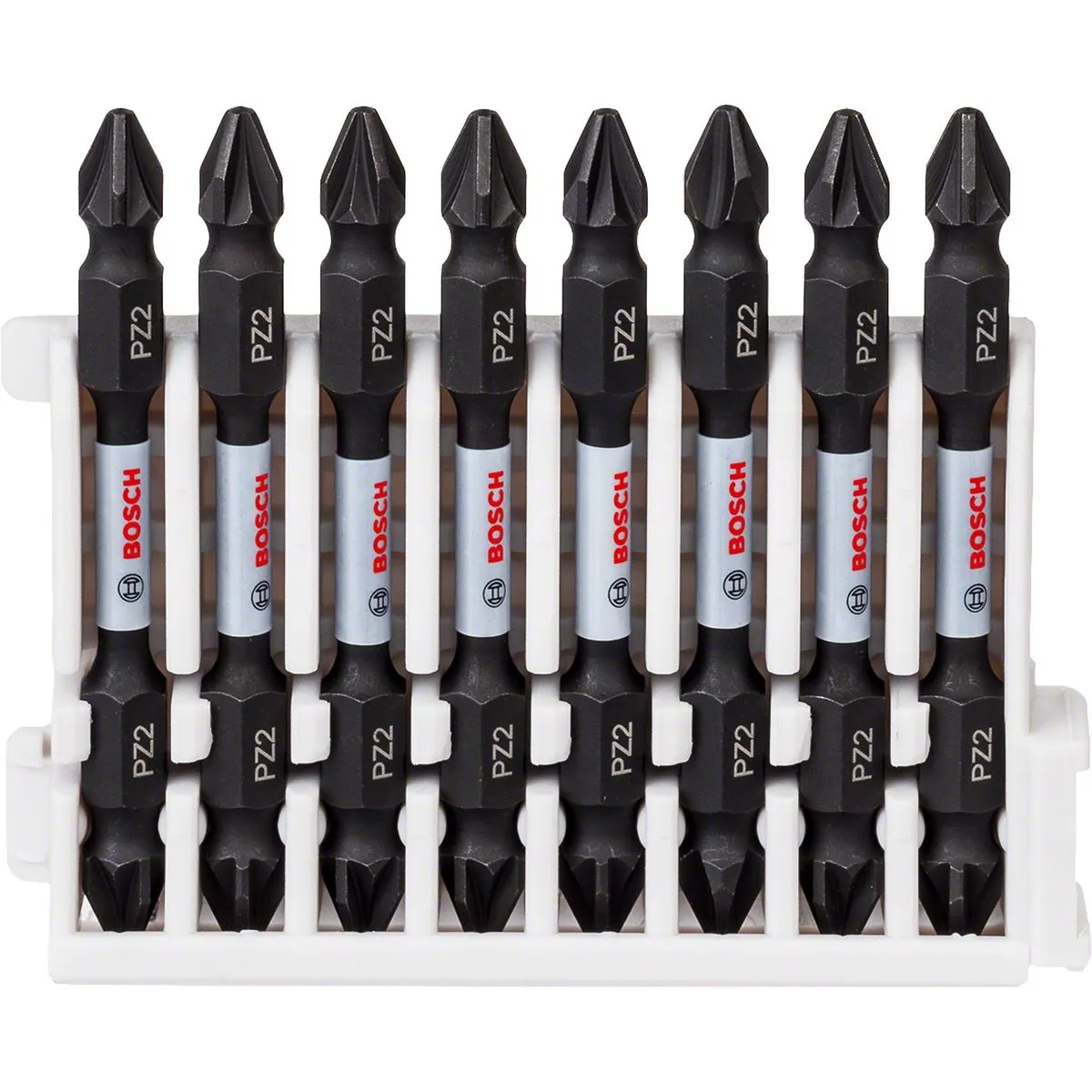 Ponta Bosch Impact Control Pozidriv PZ2-PZ2 65mm com 8 peças