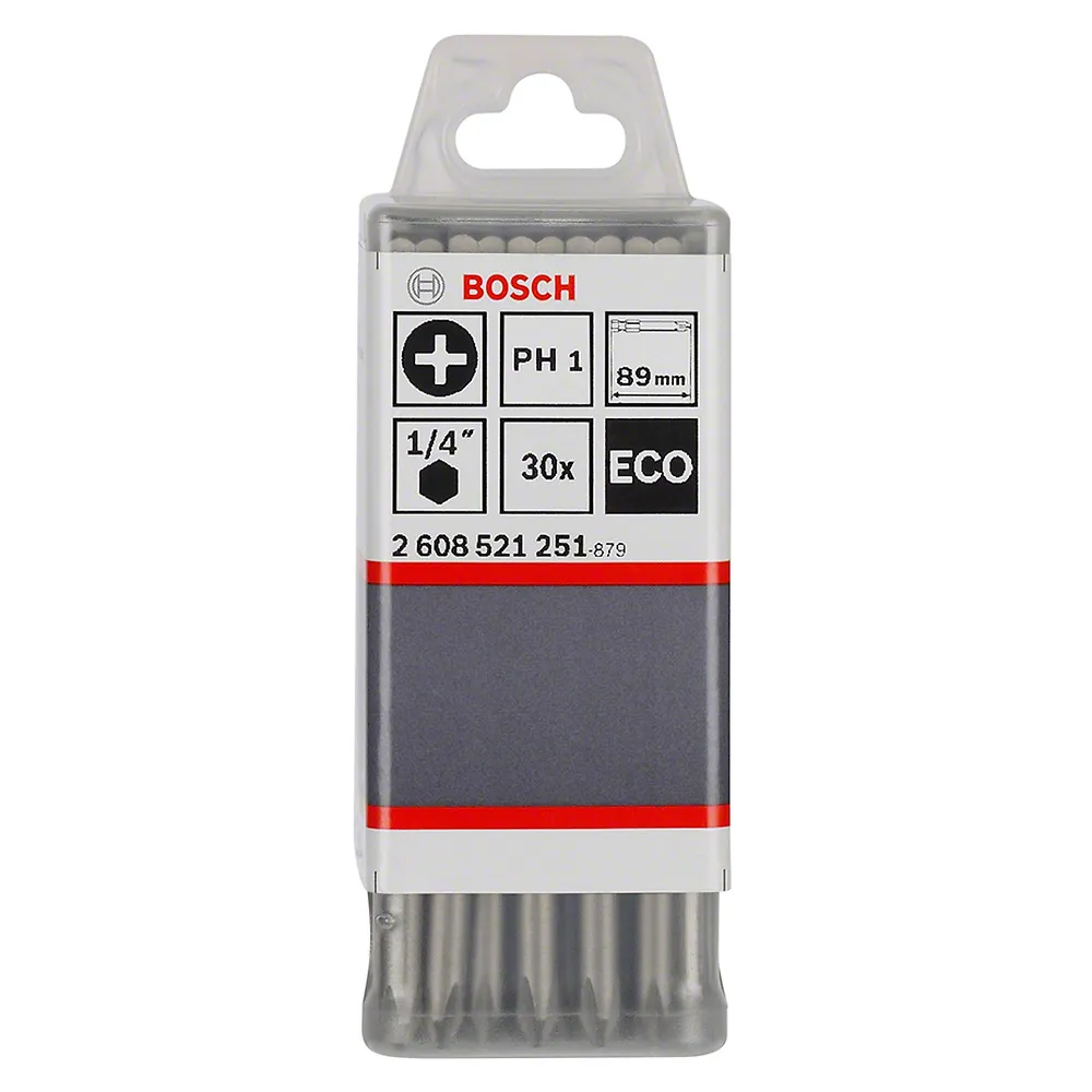 Ponta p/parafusar Bosch Eco Extra Hard PH2 Phillips