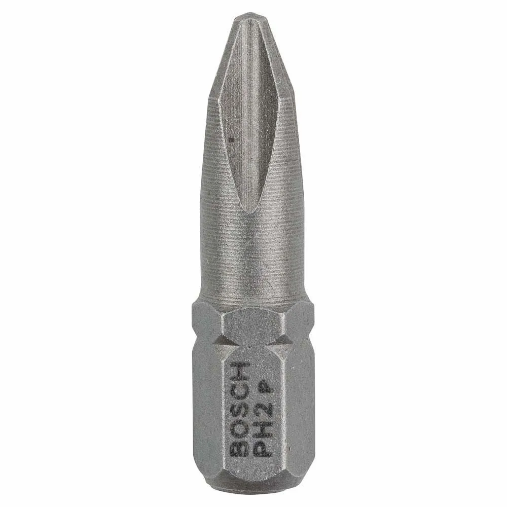 Pontas Bosch Extra Hard Phillips PH2, 25mm com 100 peças