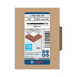 Ponteiro Bosch PRO SDS max 4C 280mm, 10un