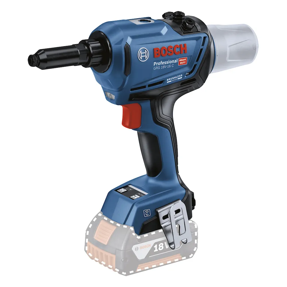 Rebitador Bosch GRG 18V-16 C Brushless Sem bateria