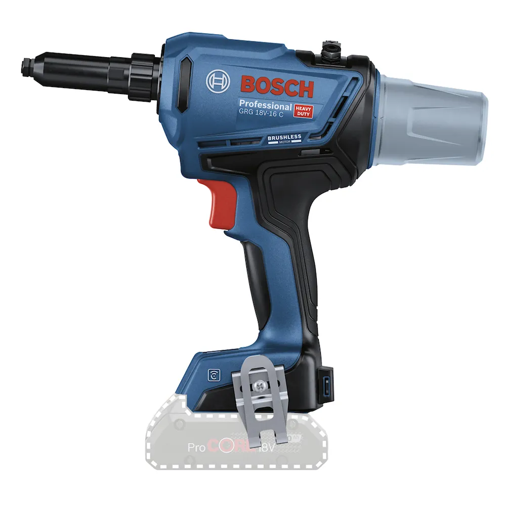 Rebitador Bosch GRG 18V-16 C Brushless Sem bateria