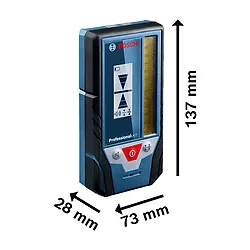 Receptor para nível laser Bosch LR 7 suporte e saco proteção